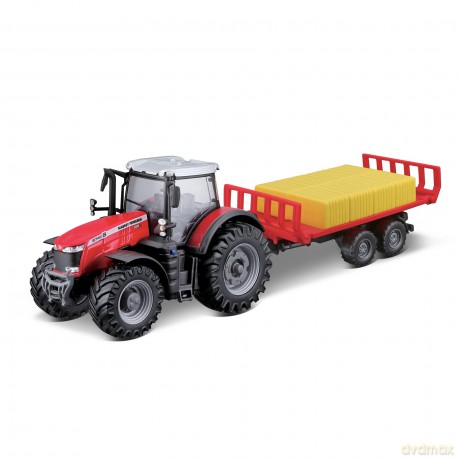 Bburago: Trattore Con Rimorchio 10 Cm (Assortimento)