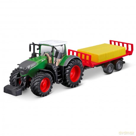 Bburago: Trattore Con Rimorchio 10 Cm (Assortimento)