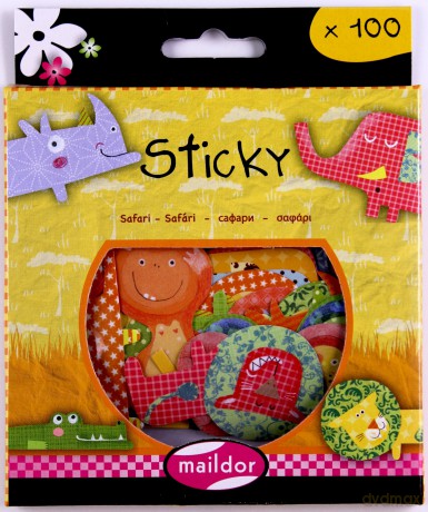 Naklejki 100 Sztuk - Sawanna [SZKOŁA]
