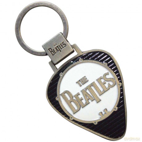 Beatles - The - The Beatles Keychain: Drum Logo Plectrum