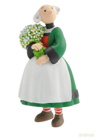 Becassine - Mini Figure Becassine Con Mazzo Di Fiori