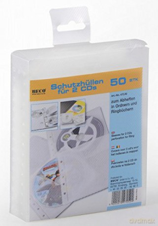 Beco: Music Protection - 50x Cd-Doppel-Schutzhuellen