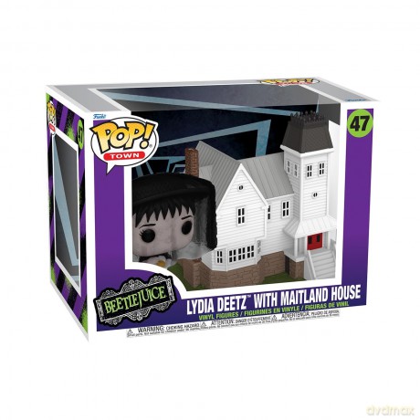Beetlejuice: Funko Pop! Town- Deetzhouse With Lydia (Vinyl Figure 47)