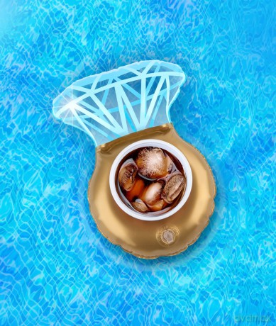 Big Mouth Bmdf-Br - Beverage Boat Bling Rings Pack 3 Pz