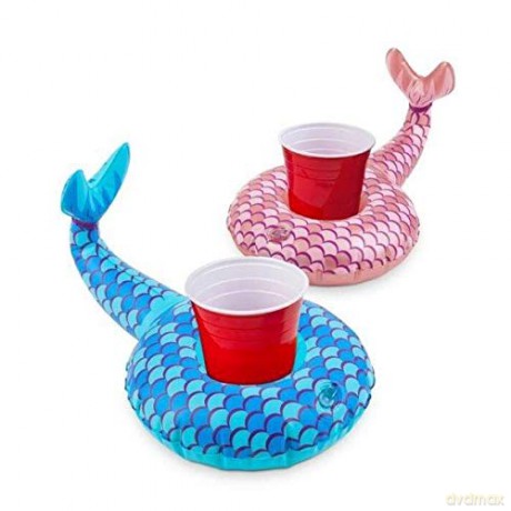 Big Mouth: Mermaids Pack Beverage Boat 2 Pz (Porta Bicchiere Gonfiabile)