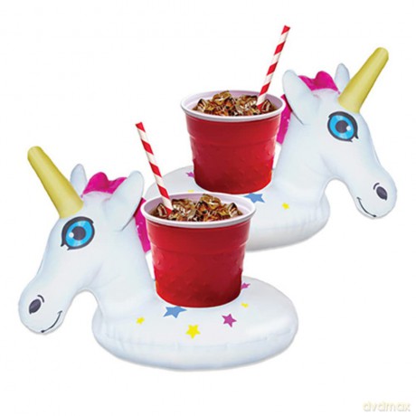 Big Mouth: Unicorn Star Pack Beverage Boat 2 Pz (Porta Bicchiere Gonfiabile)