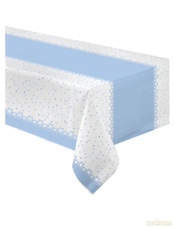 Bigiemme: Party: Tovaglia Carta 120x180 Cm Baby Stelle Azzurro Q