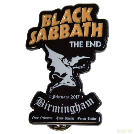 Black Sabbath - Black Sabbath Pin Badge: The End