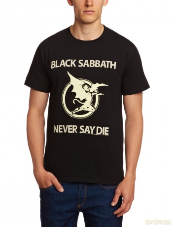 Black Sabbath Men's Tee: Never Say Die (Large)