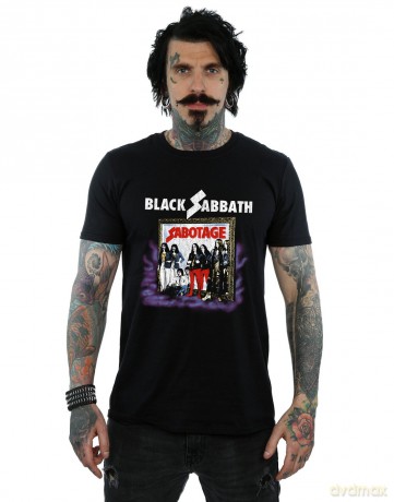 Black Sabbath Men's Tee: Sabotage Vintage (Large)