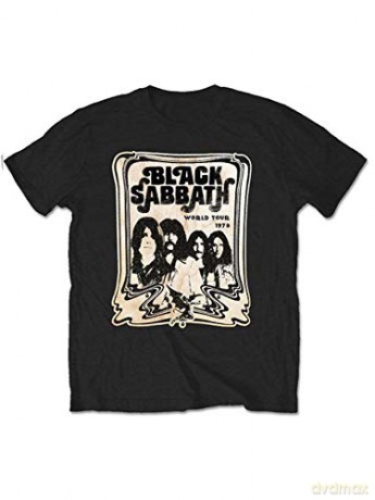 Black Sabbath Men's Tee: World Tour 1978 (X-Large)