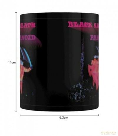 Black Sabbath Paranoid Black Pod Mug