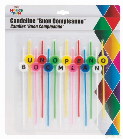 Blister Candeline Buon Compleanno