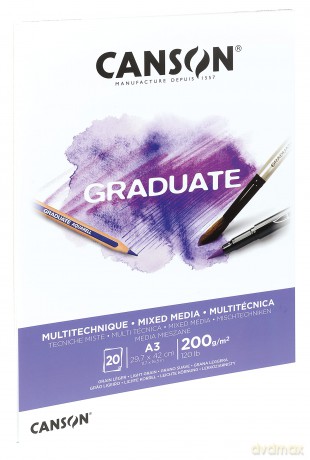 Blocco Mix Media A3 20fg. 200 G