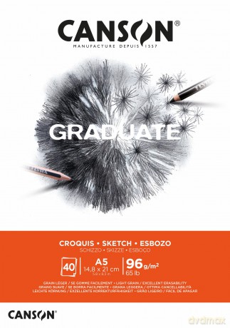 Blocco Sketching A5 40fg. 96 G