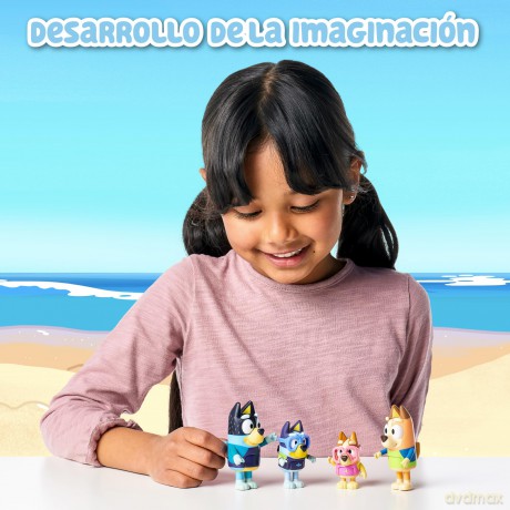Bluey: Giochi Preziosi - Set 4 Personaggi Beach