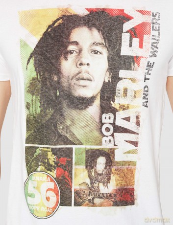 Bob Marley Men's Tee: 56 Hope Road Rasta (X-Large)