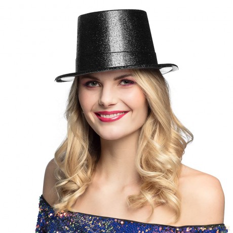 Boland: Hat Glitter Black 57