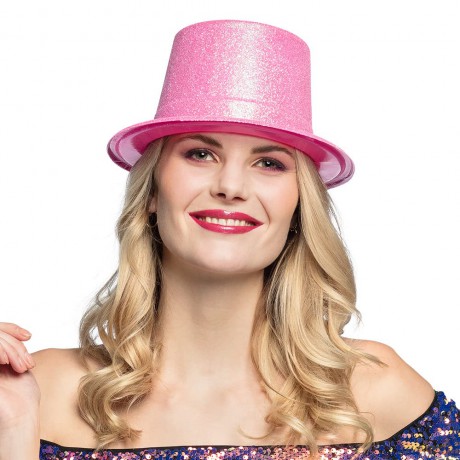 Boland: Hat Glitter Neon Pink 57
