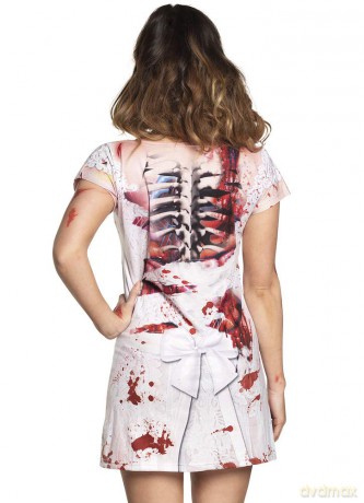 Boland: Pc. Photorealistic Dress Horror Bride (S) H