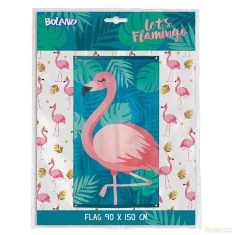 Boland: Pc. Polyester Flag Flamingo (150 X 90 Cm)