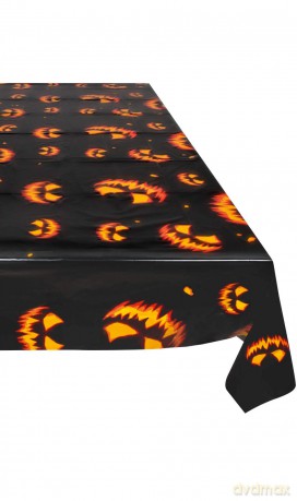 Boland: Pc. Tablecloth Creepy Pumpkin (120 X 180 Cm) H