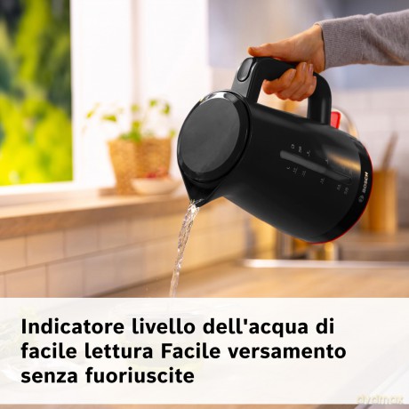 Bollitore Mymoment 1.7l Nero