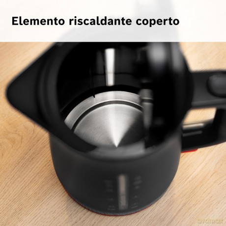 Bollitore Mymoment 1.7l Nero