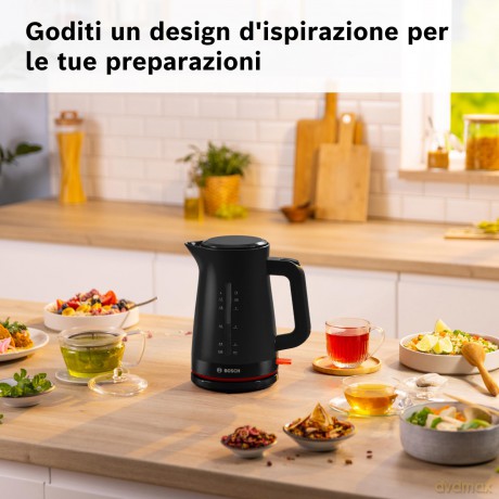 Bollitore Mymoment 1.7l Nero