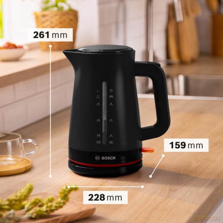 Bollitore Mymoment 1.7l Nero