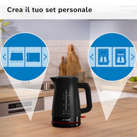 Bollitore Mymoment 1.7l Nero