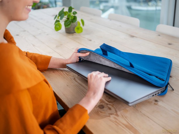 Bologna Laptop Bag 16" Eco Blue