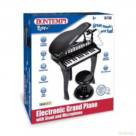 Bontempi 10 3030: Piano Elettronico 32 Tasti Con Microfono E Sgabello