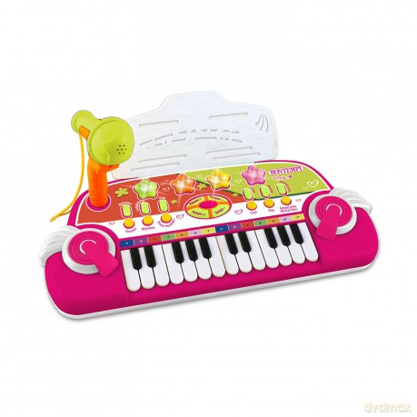 Bontempi 12 2972: Tastiera Da Tavolo 24 Tasti Con Microfono E Leggio