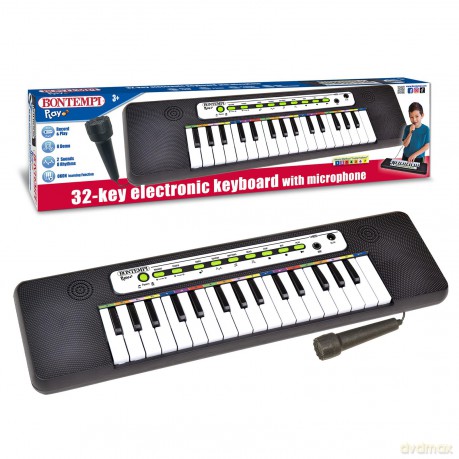 Bontempi 12 3200: Tastiera Elettronica 32 Tasti Passo Midi Con Microfono