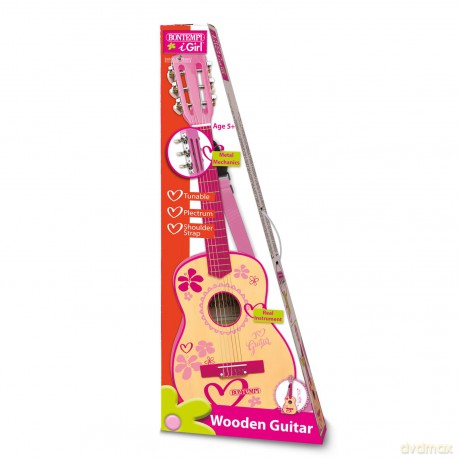 Bontempi 22 7571 - Chitarra Classica In Legno 75 Cm A 6 Corde Linea Igirl