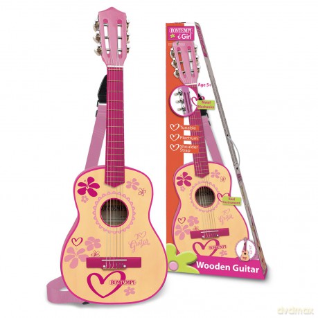 Bontempi 22 7571 - Chitarra Classica In Legno 75 Cm A 6 Corde Linea Igirl