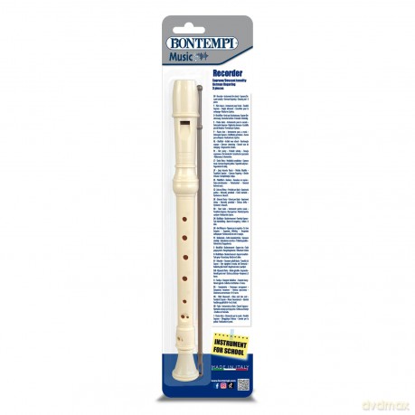 Bontempi 31 3513: Flauto Dolce Diteggiatura Tedesca Blister