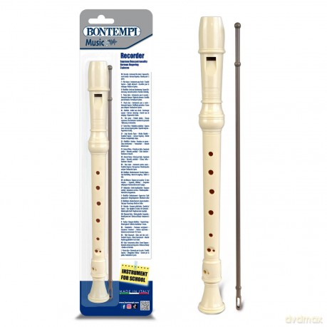 Bontempi 31 3513: Flauto Dolce Diteggiatura Tedesca Blister