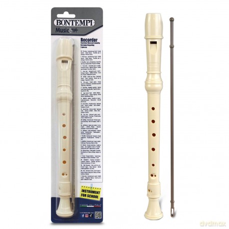 Bontempi 31 3623: Flauto Dolce Diteggiatura Barocca Blister