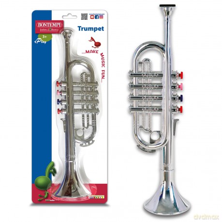 Bontempi 32 3802 4-Note Trumpet In Blister Pack