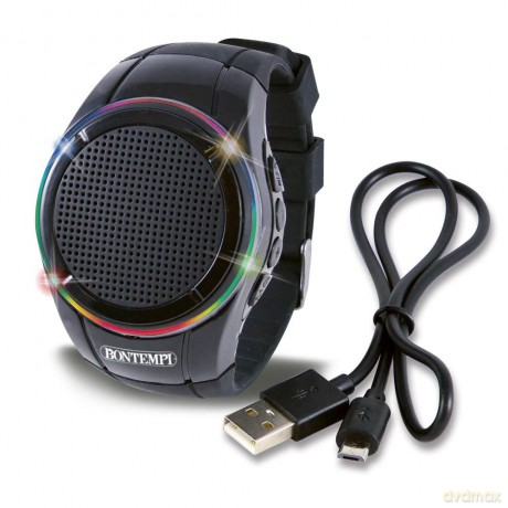 Bontempi 48 1100 - Wireless Watch Amplifier Con Luci A Led Microfono Integrato