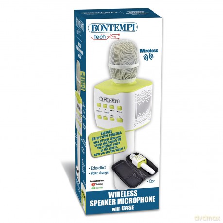 Bontempi 48 5120: Microfono Karaoke Wireless Con Asctuccio