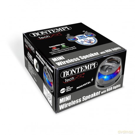 Bontempi 49 0120: Mini Cassa Acustica Magnetica Con Effetti Luminosi Funzione Tws