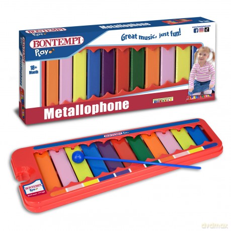 Bontempi 55 1133: Xilofono 11 Note Colorate In Scatola