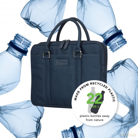 Borsa Ginza 16 Nylon Riciclato Blu