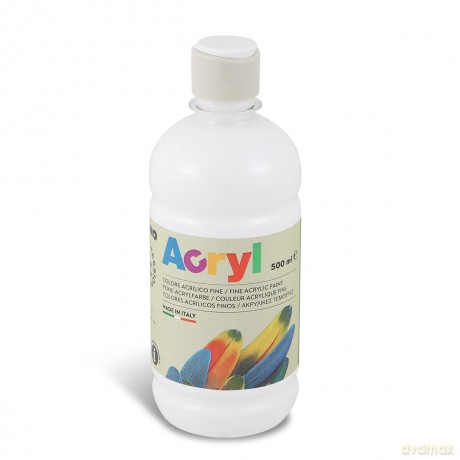 Bott 500ml Temp Acrilica Bianco