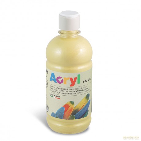 Bottiglia 500ml Temp Acrilica Oro
