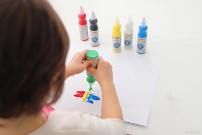 Bottiglia 50ml Tempera Bianco