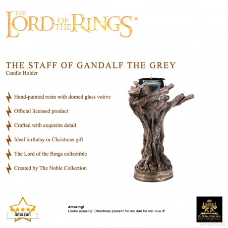 Bougeoir - Baton De Gandalf Le Gris